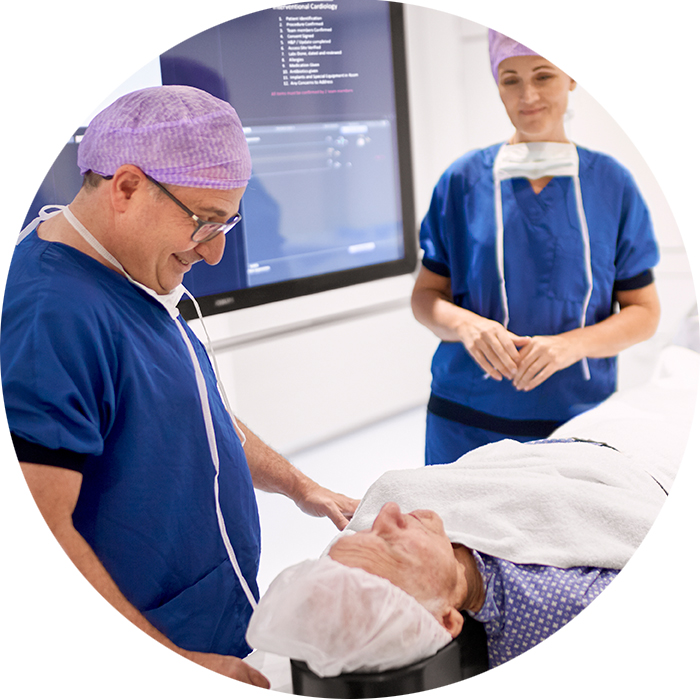 Лечение структурной болезни сердца у пациента отделения кардиологии