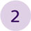Значок с цифрой два