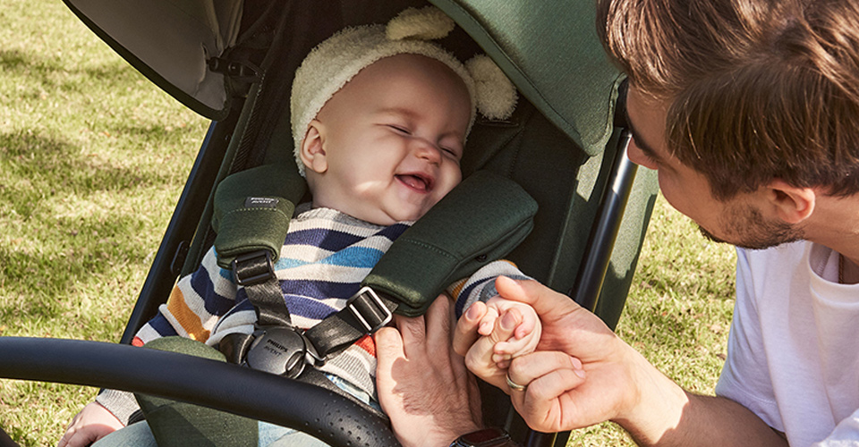 прогулка с новорожденным